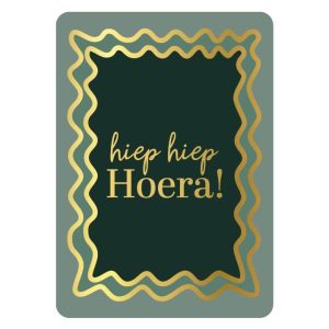 Wenskaart – Hiep Hiep Hoera