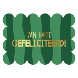 Wenskaart – Van harte gefeliciteerd