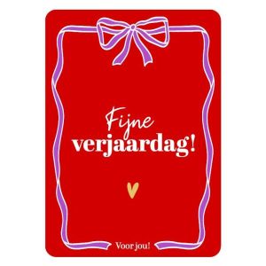 Wenskaart – Fijne verjaardag
