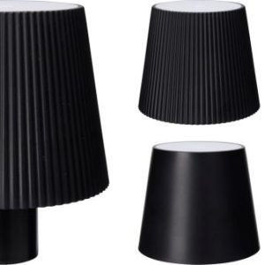 LED Fles Lamp Glad Zwart