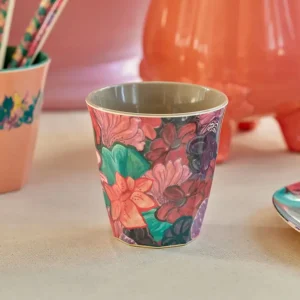Melamine beker medium – Forest Flower – Rice
